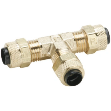 PARKER Poly-Tite Union Tee, Compression End, -65 t