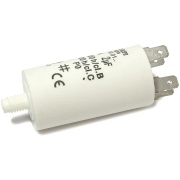 Motora kondensators 2 uF±5%/475 V+GRD Ø28x55 mm, D
