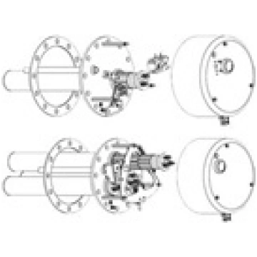 Flancis ar keramisko sildelementu TPK 210-12 2.2kW