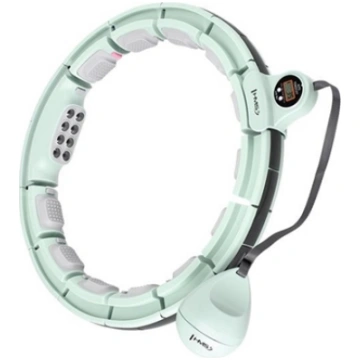 Vingrošanas aplis ar atsvaru HHM13 HULA HOOP GREEN