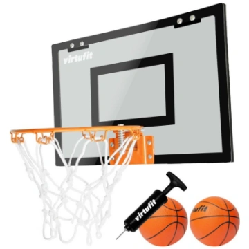 VIRTUFIT PRO MINI BASKETBOLA DĒLIS AR 2 BUMBĀM UN 