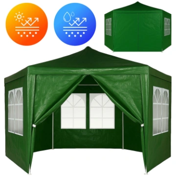Dārza telts paviljons MultiGarden 2x2x2 m ar logie