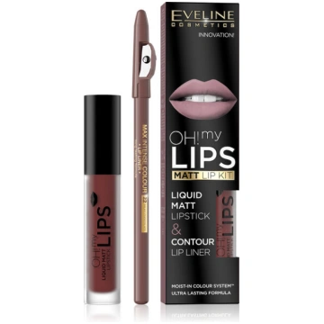 Matēta lūpu krāsa Eveline Oh My Lips Liquid Matt L