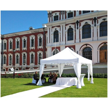 4x4 m Mastertent, h sienas 2,15 m, balta - iznomā 