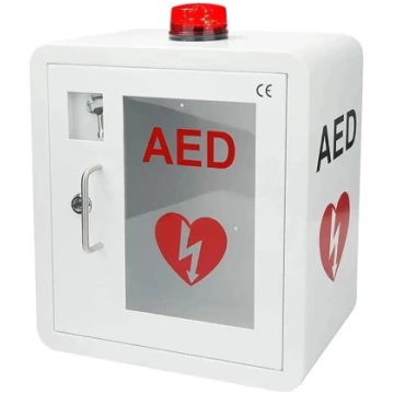 AED defibrilatora skapis, defibrilatora glabāšanas