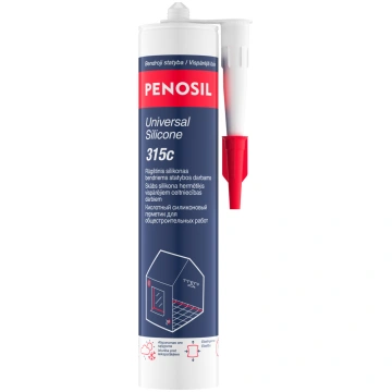 Silikons Penosil 315C, balta krās