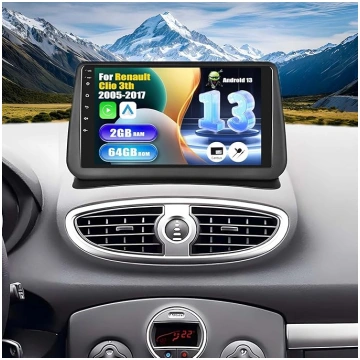 [2+64G] SIXWIN Android 13 auto radio Renault Clio 