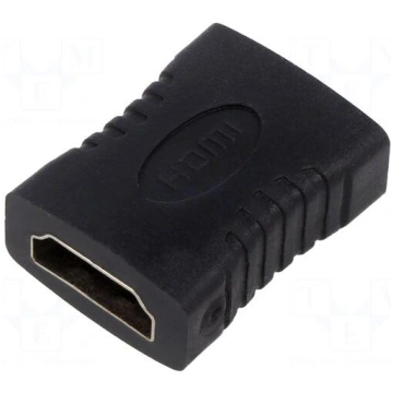 Adapter | HDMI socket,both sides | black SAVIO CL-