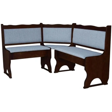 k koma Corner Bench Cushion Pine Wood Nut Colour w