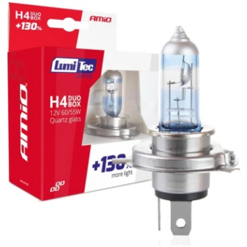 Halogen spuldze H4 12V 60/55W LumiTec LIMITED +130