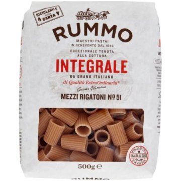 Pilngraudu makaroni RUMMO Mezzi Rigatoni Integrale