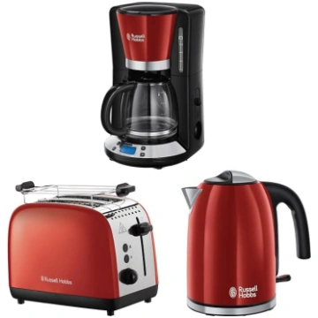 Russell Hobbs brokastu komplekts Colours+ Sarkans: