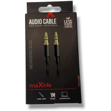 maXlife Audio Cable Jack 3.5mm-Jack 3.5mm