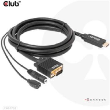Club3D Kabel HDMI+Micro-USB-Buchse VGA+3 5mm 2m St