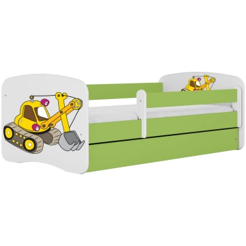 Bērnu gulta Kocot Kids Babydreams Digger, balta kr