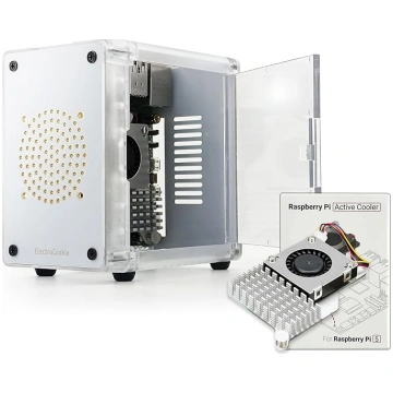 ElectroCookie Mini PC korpuss Raspberry Pi 5 - sān