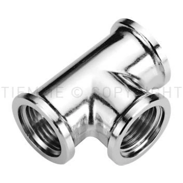 Tiemme trejgabals FFF3/4"" hromēts, T15705202020