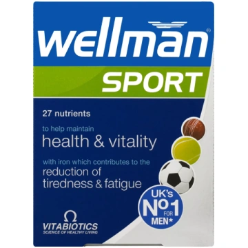 WELLMAN Sport tabletes, 30 gab