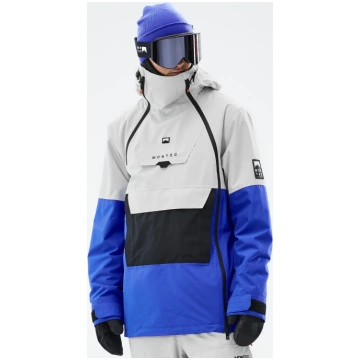 Montec Doom Snowboard Jacket Men Light Grey/Black/