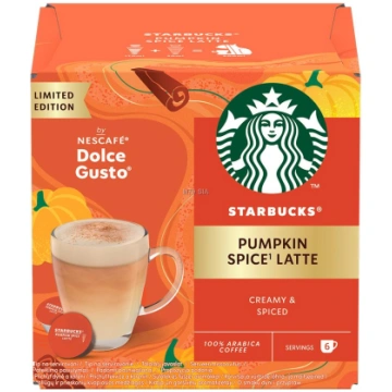 Starbucks Pumpkin Latte 6 porcijas - Kafijas kapsu