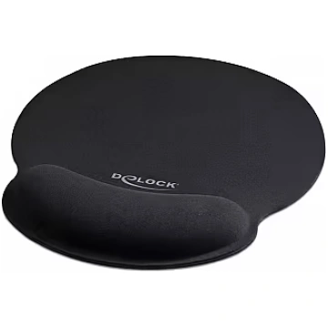 Delock Ergonomic Mouse Pad, Black (12559)