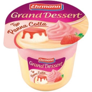 DESERTS PUDIŅŠ GRAND DESSERT PANNA COTA 190G