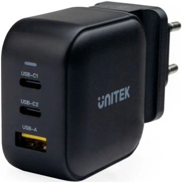 „Unitek“ lādētājs P1108AWH: 1 USB-A, 2 USB-C, 3,25