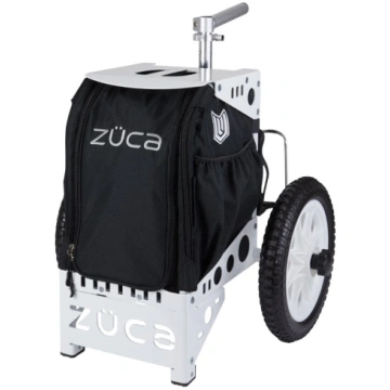 ZUCA Compact Disc Golf Cart - Balts