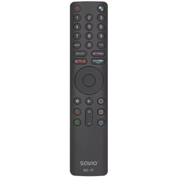 SAVIO RC-17 TV tālvadība IR/Bluetooth, atbalsta 20