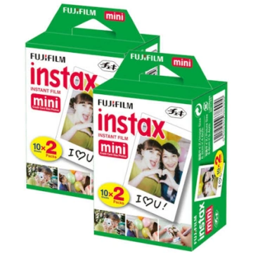 FujiFilm Instax Mini Fotoplokštelės 20x2 (40 vnt.)