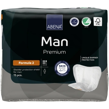 ABENA Man Formula 2 vīriešu ieliktnīši urīna nesat