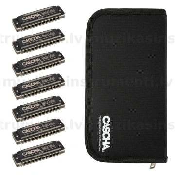 Cascha Master Edition Blues Harmonica Set