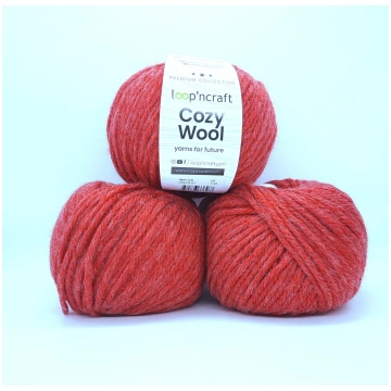Cozy Wool Rosso 100gr - 1 Gomitolo