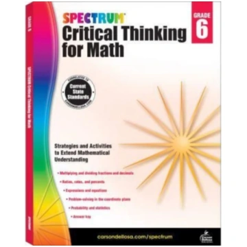 Spectrum Critical Thinking for Math Gr 6 Bookshop