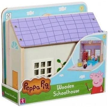 Koka skolas figūru komplekts Peppa Pig