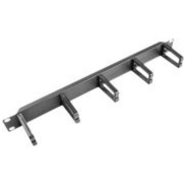 Lanberg 19" cable management panel with 5 plastic 
