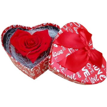 Genérico Eternal Rose Red Gift Box Heart Rose Eter