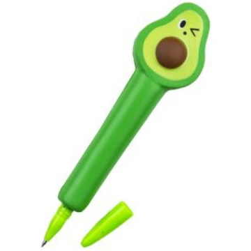 Lodīšu pildspalva SQUISHY AVOCADO zila 0.7mm 89709