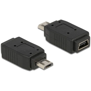 Delock Adapter USB micro-B male to USB Mini 5 pin 