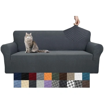 YEMYHOM Couch Cover Jacquard Design, High Stretch 