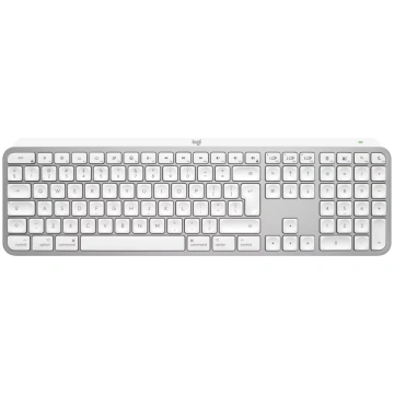 Logitech MX Keys S for Mac Bezvadu tastatūra balta