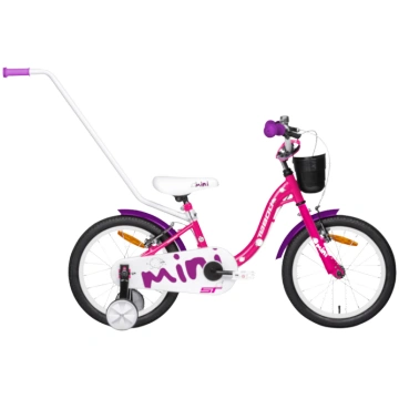 Bērnu velosipēds TABOU Mini ST, 16" rozā-balts