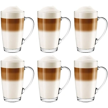 Glasmark Krosno Latte Macchiato glāzes kapučīno 6