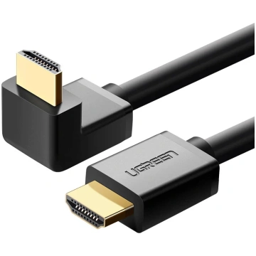 Video Cable UGREEN Angled, HDMI - HDMI, 4K, 1m, Bl