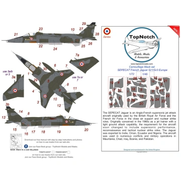 SEPECAT French Jaguar Gr1/Gr3 Europe TopNotch