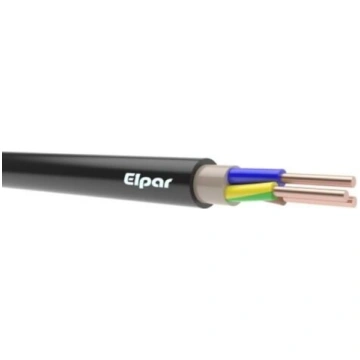 4x10 CYKY-J (O) 450/750 V ELPAR KABELIS melns