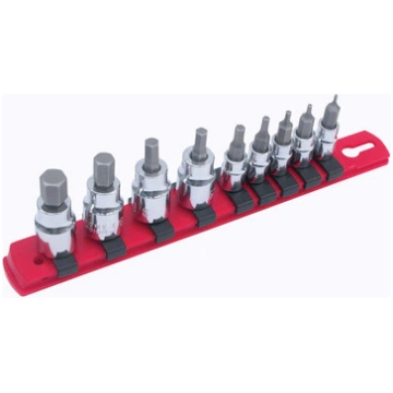 Wiha 71996 - Hex Metric Bit Socket 9Pc 1.5-10mm