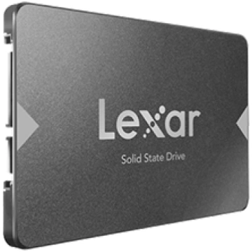 SSD|LEXAR|NS100|512GB|SATA 3.0|Write speed 450 MBy
