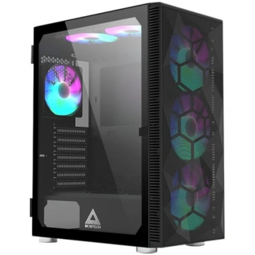 O Montech X3 Mesh TG RGB | X3 MESH BK | 4710562745