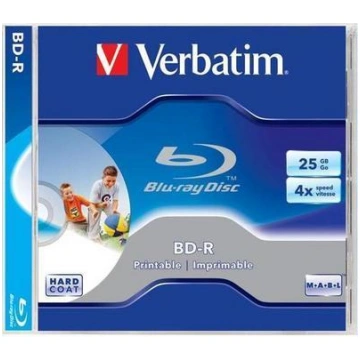 VERBATIM BD-R Blu-Ray Disc 4x 25Gb Printable